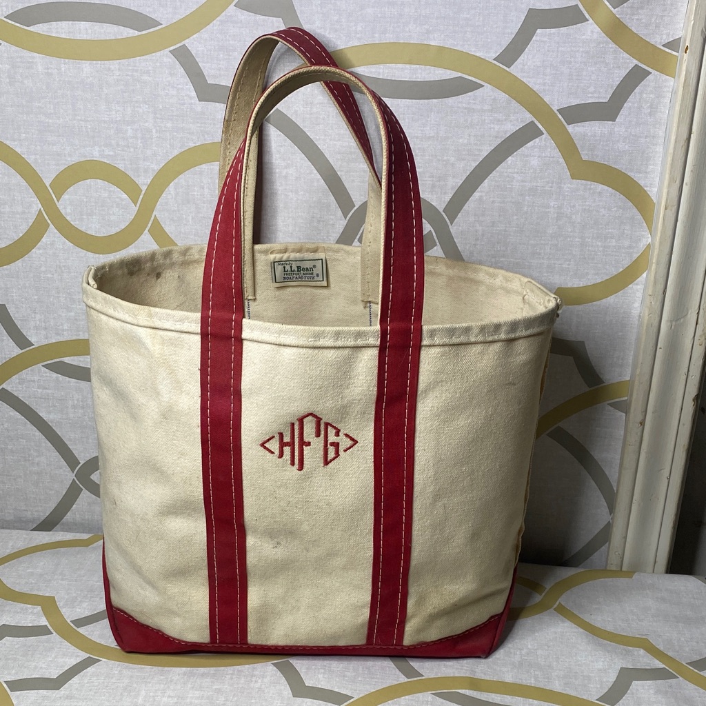 Vintage Ll Bean Boat & Tote 16x11